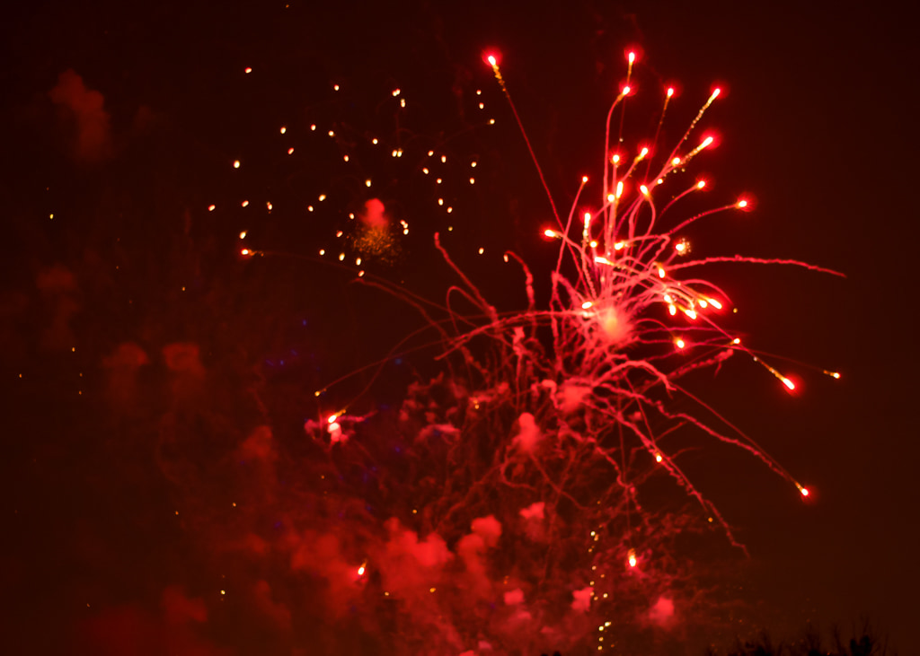 Red Flare Fireworks