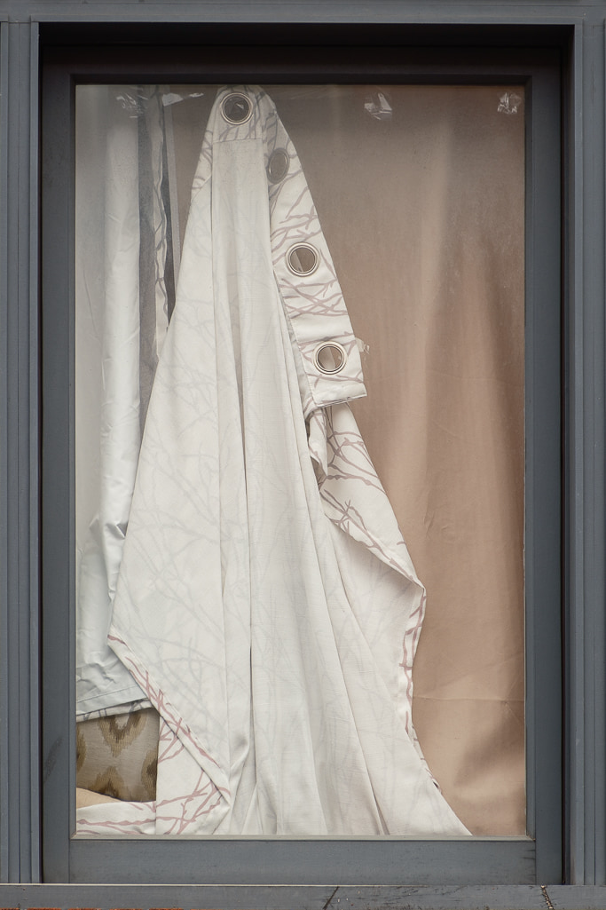 Abandoned Window Curtain