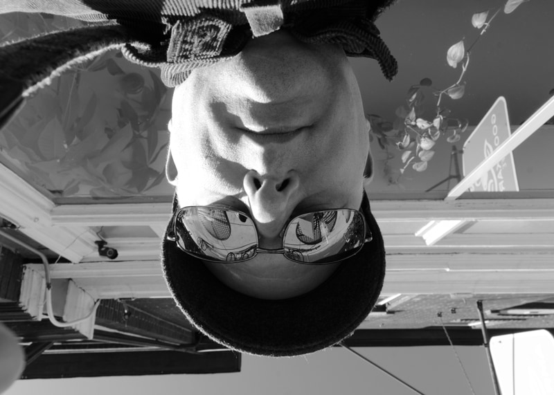 Self-Portrait with Crooked Nose and Sunglasses