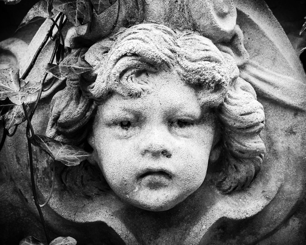 Cherub on Planter