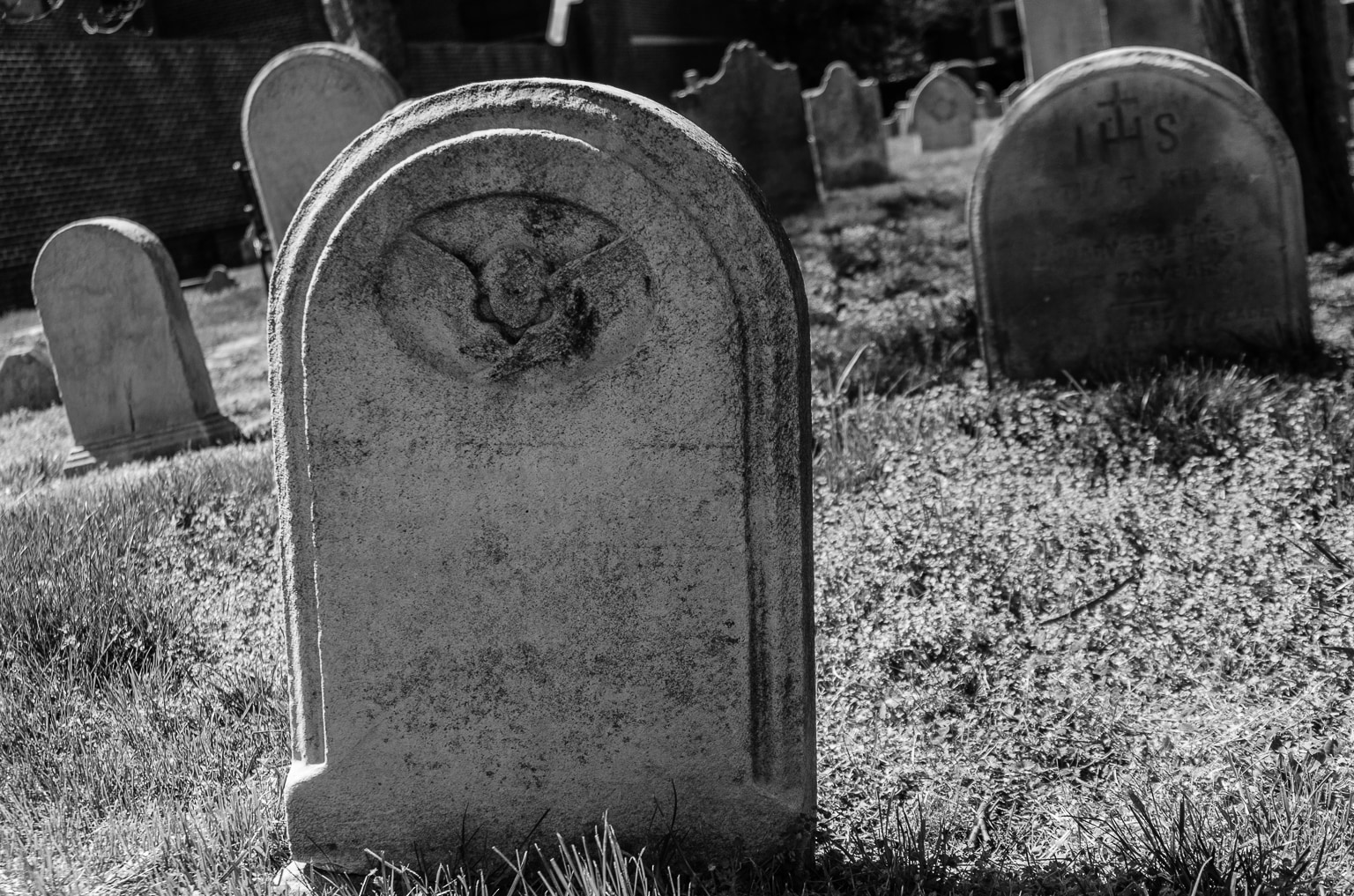 Tombstone at St. Mary's