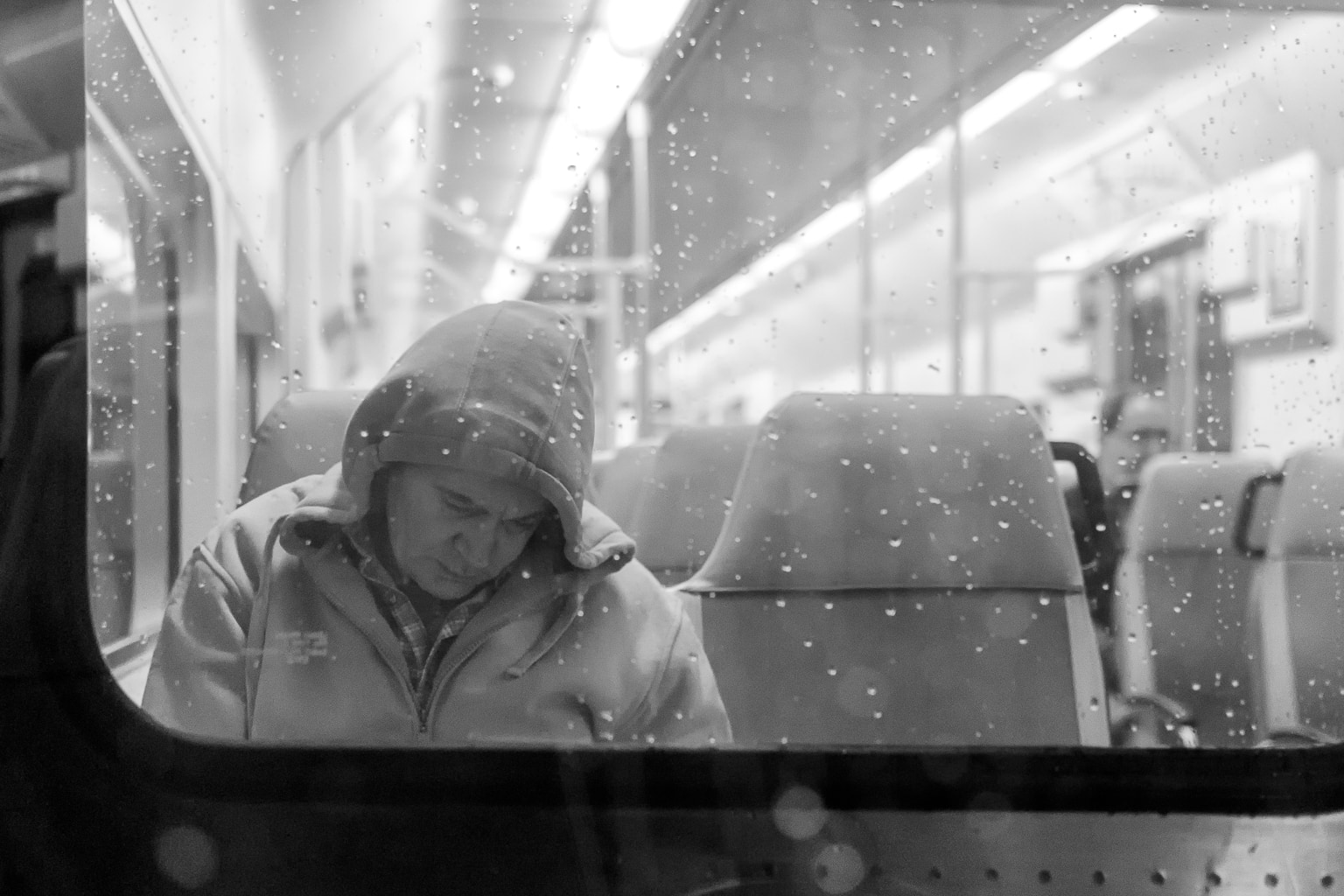 Passenger on Rainy Day