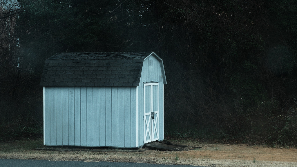 A shed by the roadside