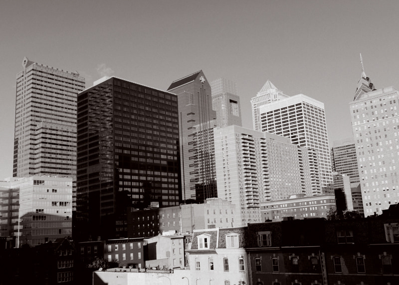 Philadelphia Skyline as Seen From My Window