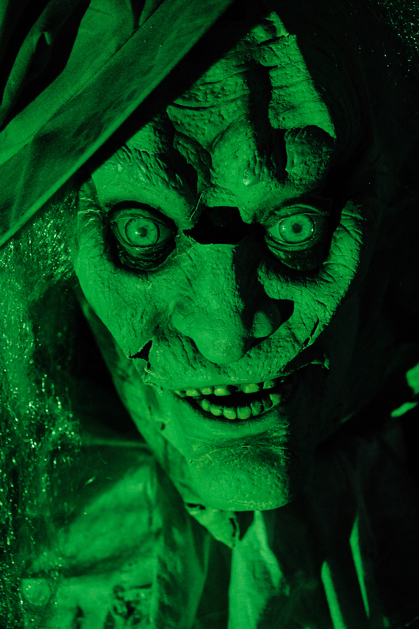 Scary Halloween witch