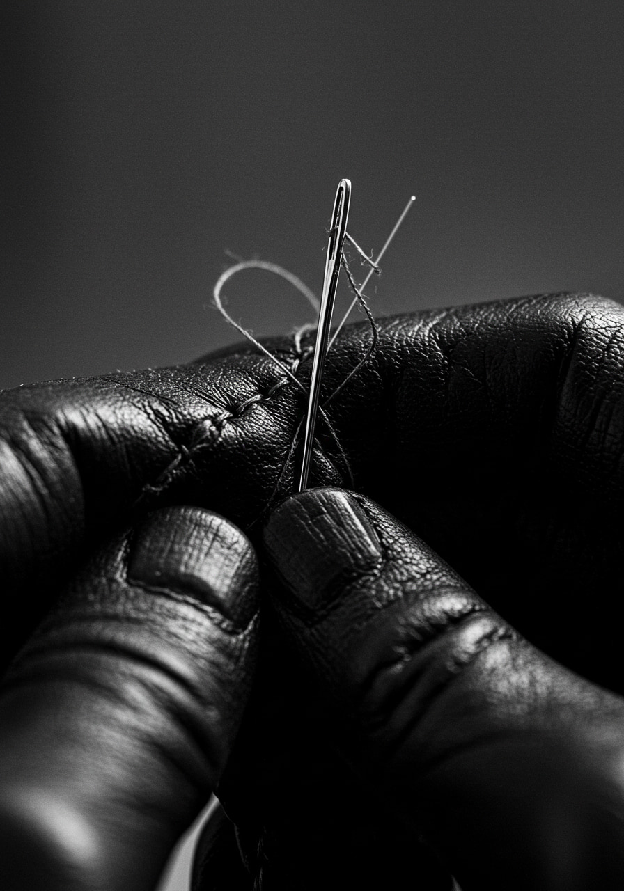 AI Generated hands sewing