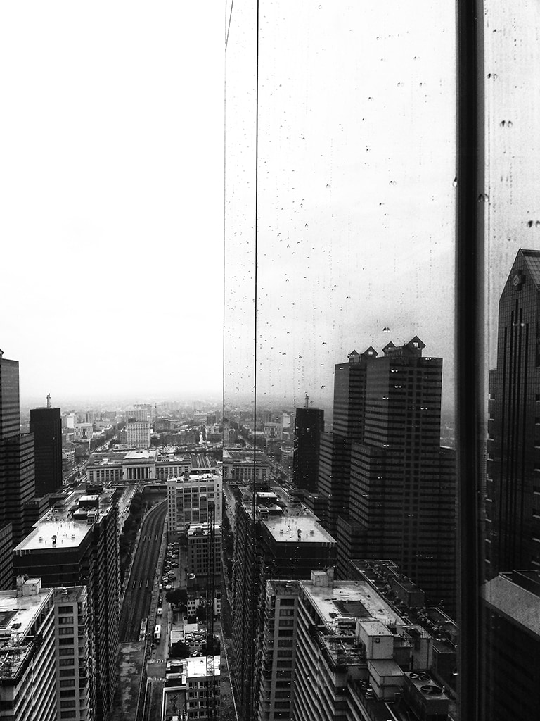 Rainy Day on the 30th Floor