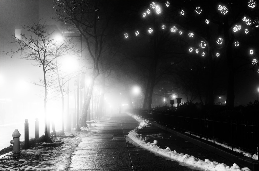 Foggy Night in Rittenhouse, Philadelphia