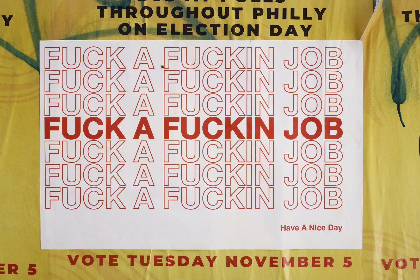 Fuck a Fuckin Job