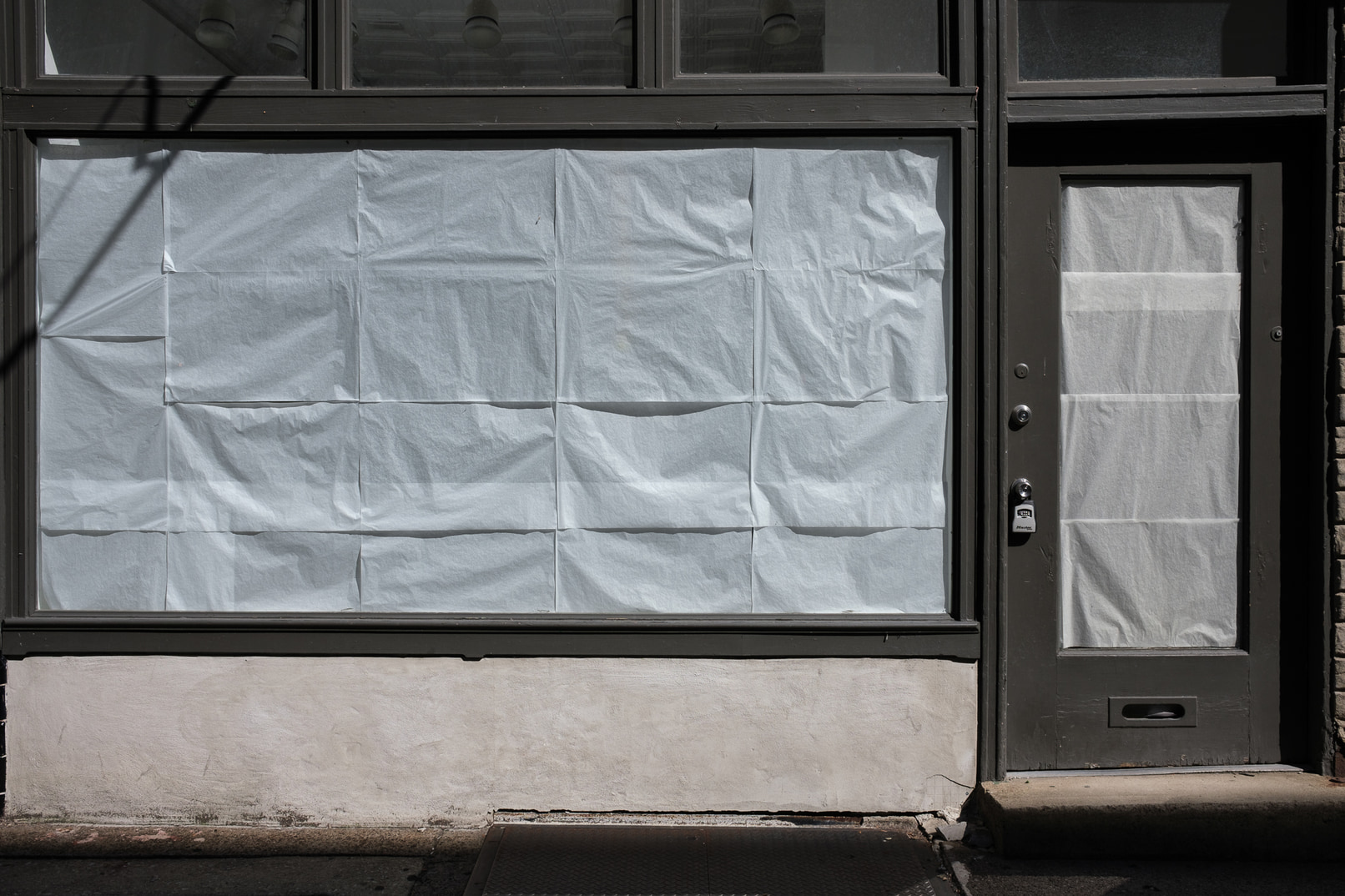Boarded Up with Rice Paper