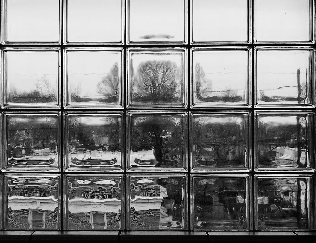 As Seen Through Block Glass